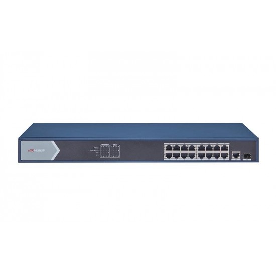 HikVision Network Switch 16 Port POE Gigabit DS-3E0518P-E/M (16 port poe switch gigabit) 